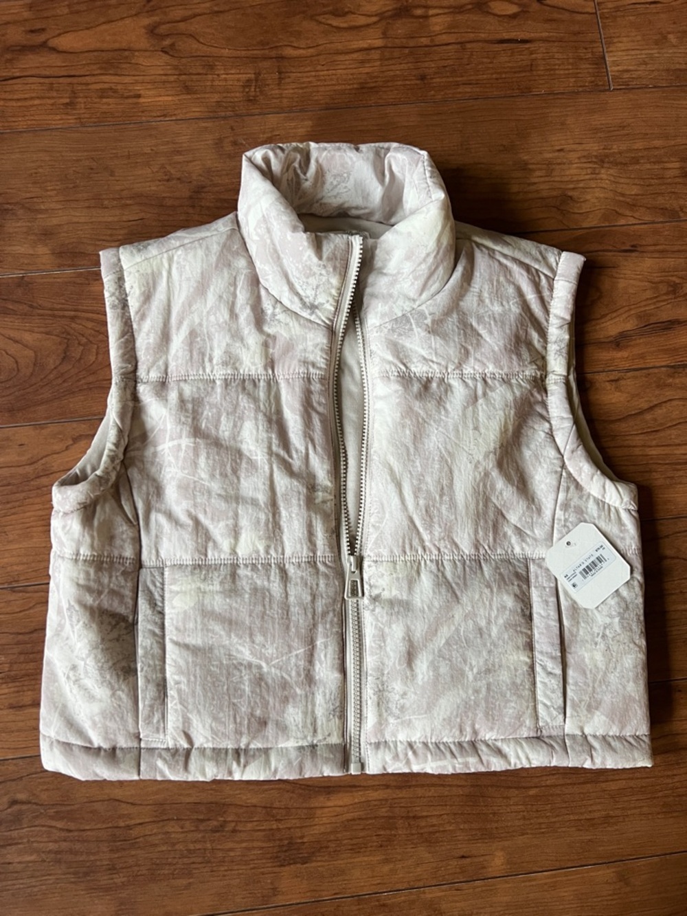Altar'd State Light Blush Quilted Puffer Vest
